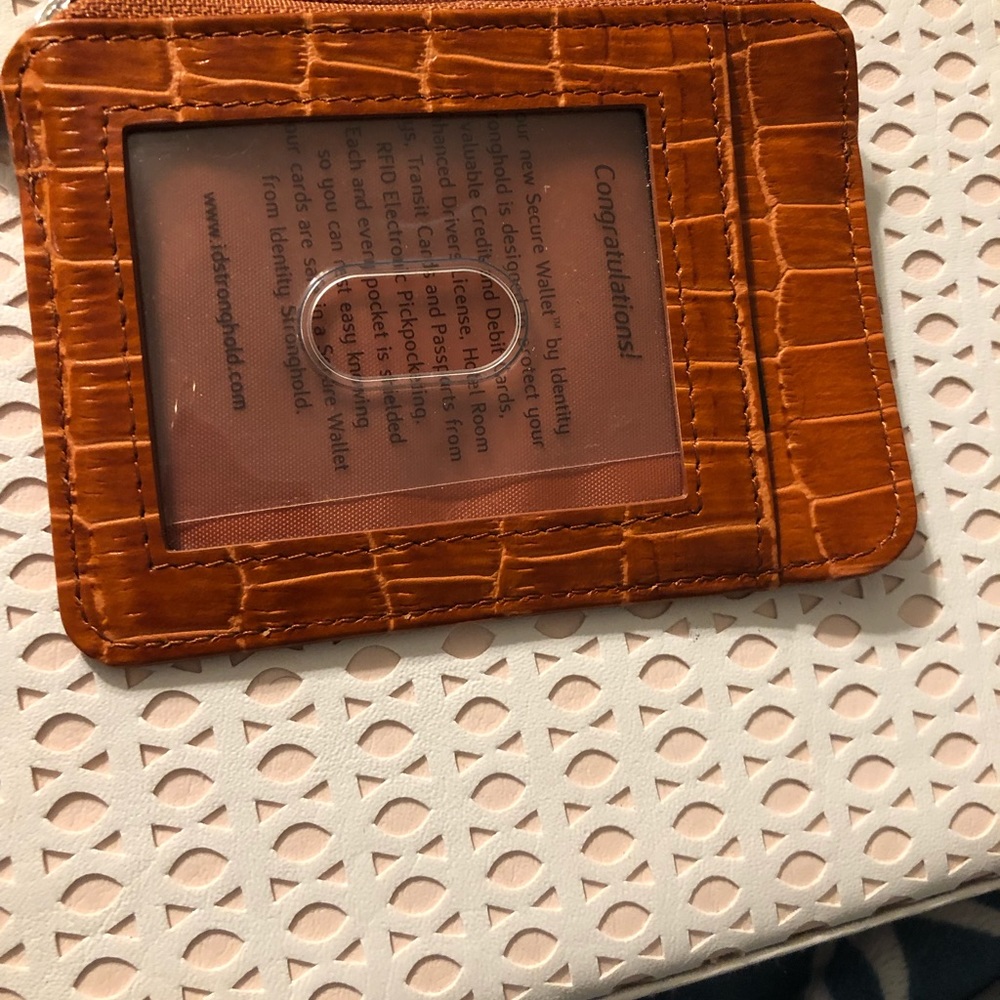 Leather I.D. Coin wallet